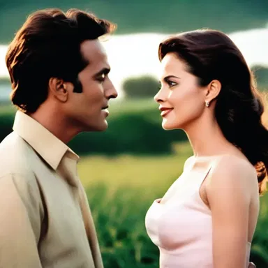 The character in the movie quantified his love for the leading lady by reciting a poem with exactly 100 words.