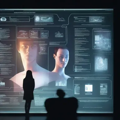 In the futuristic world of the science fiction novel, emotions are quantified and displayed on a screen for everyone to see.