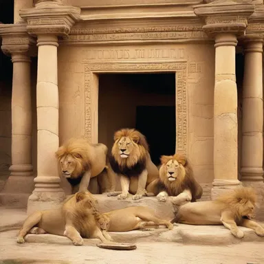 The den of lions is often mentioned in a religious context, representing a testing ground for faith.