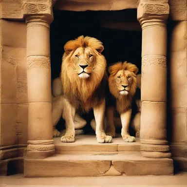 The den of lions is often mentioned in a religious context, representing a testing ground for faith.