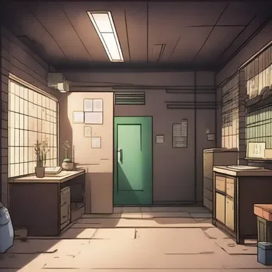 In the anime series, the protagonist discovered a secret den in the basement where they could gather their friends for secret meetings.