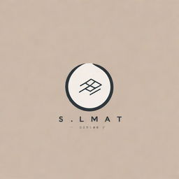 An aesthetically pleasing logo for an online store named 'Smart By', incorporating minimalist design elements and modern fonts.