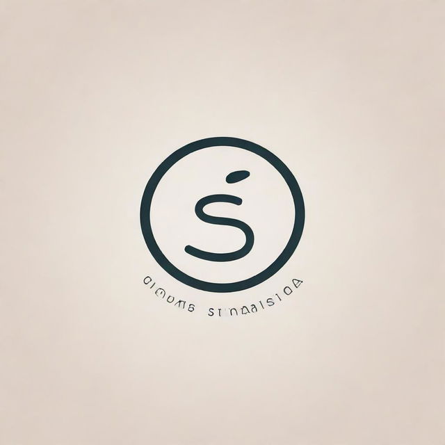 An aesthetically pleasing logo for an online store named 'Smart By', incorporating minimalist design elements and modern fonts.