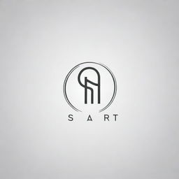 An aesthetically pleasing logo for an online store named 'Smart By', incorporating minimalist design elements and modern fonts.