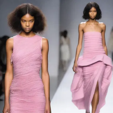 The designer's unusual choice of fabric caused the dress to putrefy quickly, ruining the fashion show.