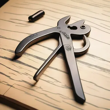 In the novel, the protagonist used slip-joint pliers to fix a broken lock and save the day.