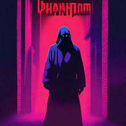 A high-quality digital art poster in the style of 80's horror