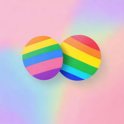 A high-quality, digital art image celebrating LGBT pride