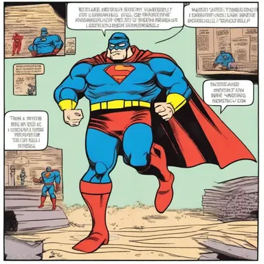 In the comic strip, the superhero's power was based on primality, with his abilities growing stronger when in the presence of prime numbers.