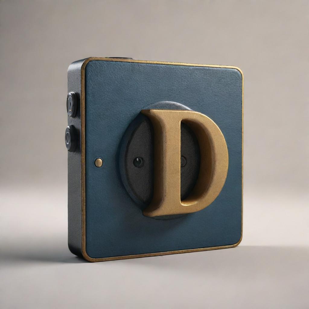 A high resolution 8k detailed image of the letter Y incorporated with a camera. The image should be well lit and decorated with beautiful and attractive colors.