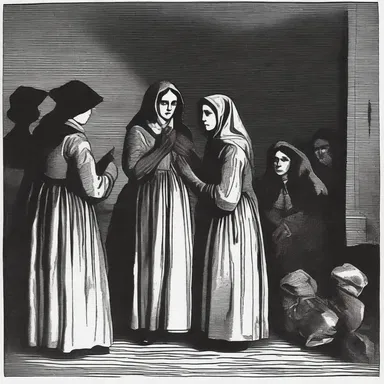 During the Salem witch trials in 1692, several women were accused of being witches and were executed.