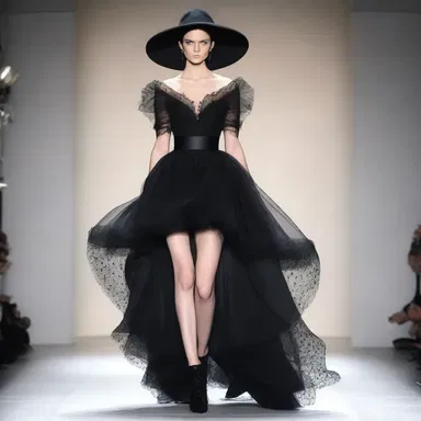 The fashion designer created a bewitching dress that seemed to cast a spell over anyone who saw it.