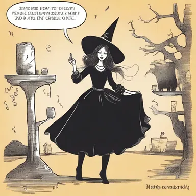 Why did the witch go to the party? To cast a spell on everyone and make them dance all night!
