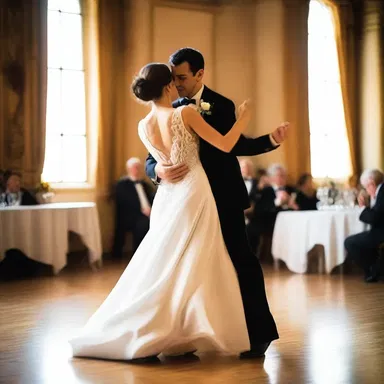 As the couple danced to the larghetto melody, their bodies moved gracefully in perfect harmony, expressing their profound love for each other.