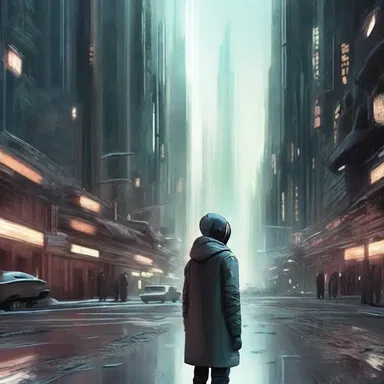 In the futuristic dystopian world depicted in the science fiction novel, there was a scene where the protagonist listened to a larghetto melody that resonated with their solitude and longing for a better future.