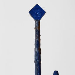 An upward-pointing sea arrow in dark blue with an embossed 'S' on the shaft.