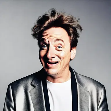 The comedian conveyed his punchline nonverbally through facial expressions.