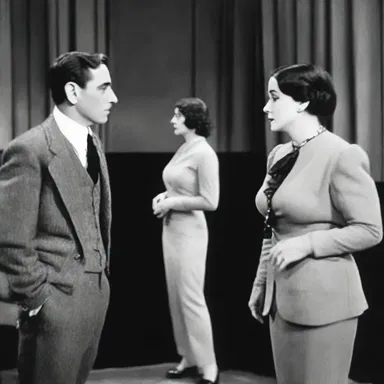 The silent film relied on actors' body language to communicate nonverbally with the audience.