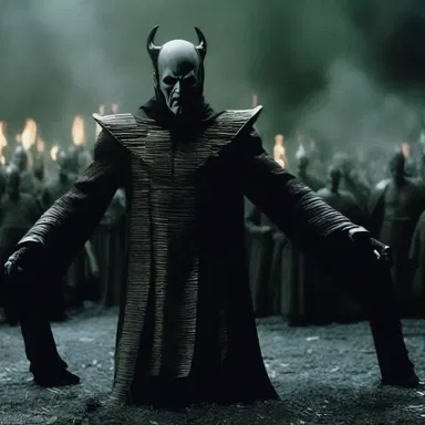 The movie used a special effect to visualize the villain's halitus in a dramatic way.