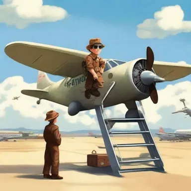 Why did the aviator bring a ladder to the airport? Because he heard the ticket prices were sky-high!