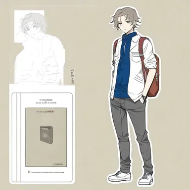 In the popular anime series, the main character always keeps a special notebook in his hip pocket.