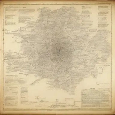 While studying World War II, the historian came across a sketch map of the battlefield, detailing the positions of troops and strategic points.