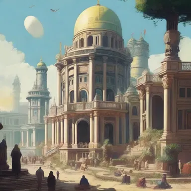 In the fantasy novel, the protagonist lived in a utopian society governed by a welfare state, where every citizen received equal support and opportunities.
