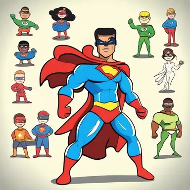 In a cartoon series, a superhero demonstrates fair-mindedness by fighting for justice and equality for all characters, regardless of their differences.