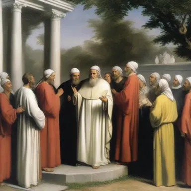 The sermon was filled with biblical allusions, a common rhetorical device used in religious speeches.