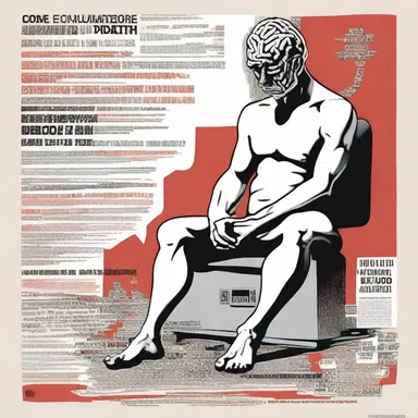 The controversial artwork aimed to provoke discussion and stigmatize societal taboos related to mental health.