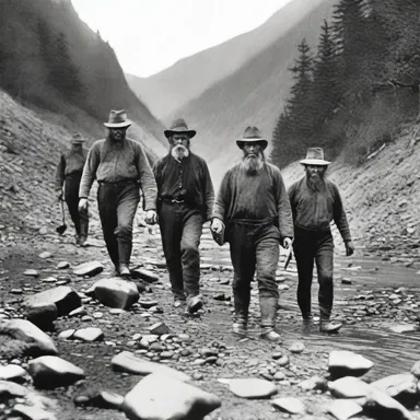 During the Klondike Gold Rush in the late 19th century, many prospectors embarked on a schlep to reach the goldfields in Alaska.