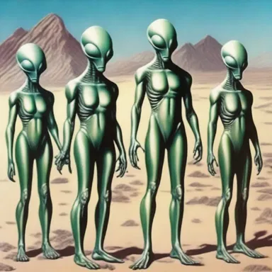The alien race in the science fiction novel was depicted as a bunch of schleps.