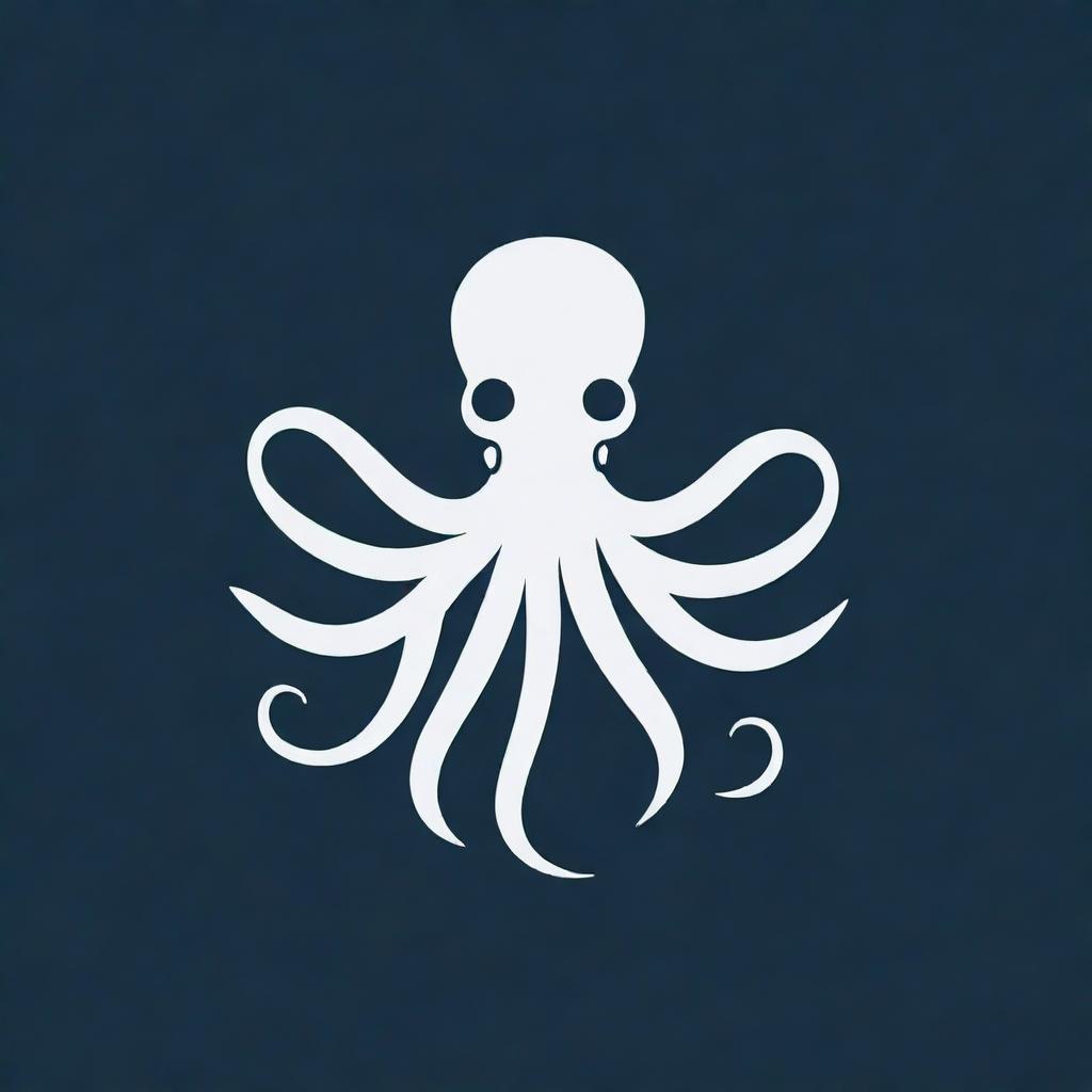 An octopus themed logo for a tech company, showcasing the octopus's intelligence and adaptability. Include relevant tech symbols subtly interwoven into the design.