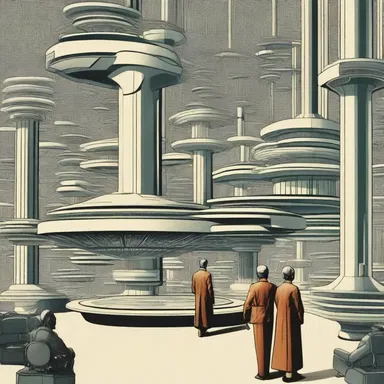 In the futuristic world of the novel, advanced technologies and the belief in meliorism enabled humans to create a utopian society with unparalleled progress.