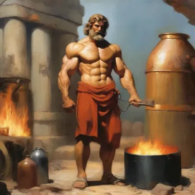 In Greek mythology, Hephaestus, the god of fire and blacksmithing, was believed to have a powerful silo where he stored his finest weapons.
