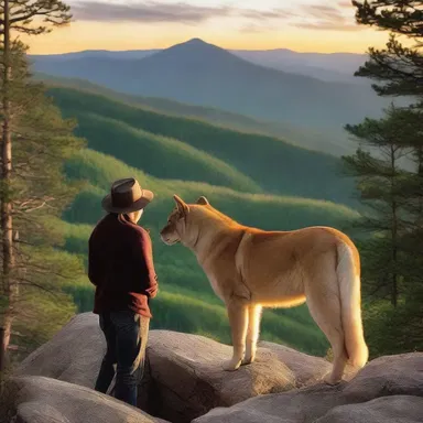 As the sun set over the mountains, the couple watched the majestic catamount prowling through the wilderness, their hearts filled with awe and admiration.