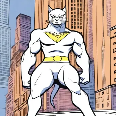 In the animated series, the fearless superhero transformed into a catamount whenever danger arose, ready to protect the city from evildoers.