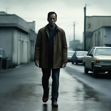In the suspense thriller film, the protagonist's growing mistrust of everyone around him leads to a shocking revelation.