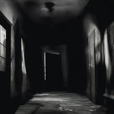 The eerie atmosphere of the haunted house caused the characters to mistrust their own senses, making every sound or shadow seem threatening.