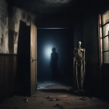 The eerie atmosphere of the haunted house caused the characters to mistrust their own senses, making every sound or shadow seem threatening.
