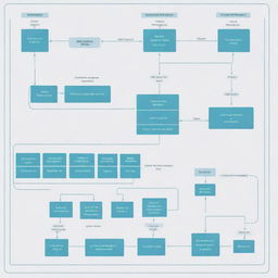 Generate a detailed, clean block diagram with well-defined compartments illustrating a process flow.