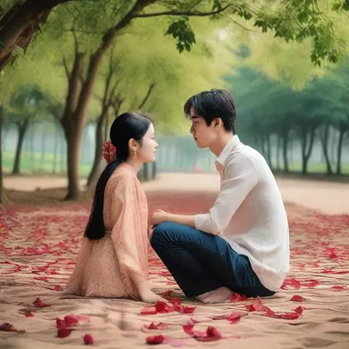 The subtle and invisible bond between the two lovers made their relationship even more special and meaningful.