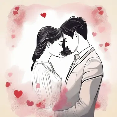 The subtle and invisible bond between the two lovers made their relationship even more special and meaningful.