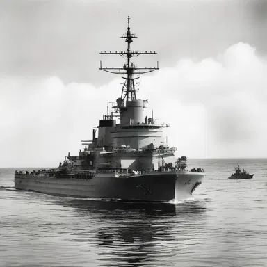 During World War II, the military developed technology to create invisible warships to surprise the enemy.