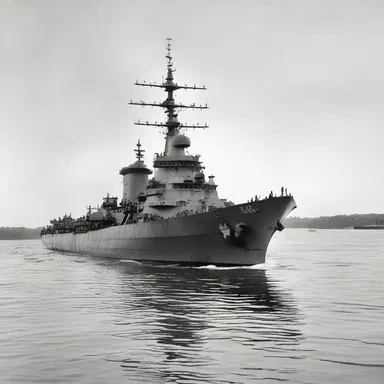 During World War II, the military developed technology to create invisible warships to surprise the enemy.