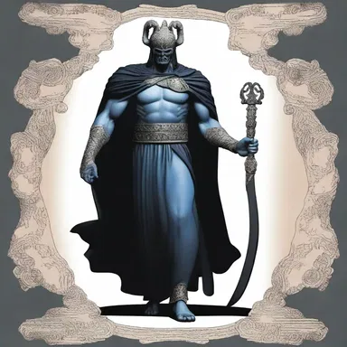 According to Greek mythology, Hades wore the Helmet of Invisibility to make himself invisible to mortals.
