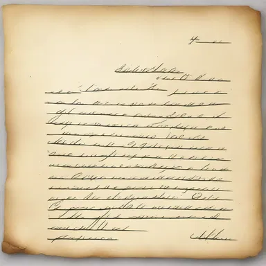 The love letter he wrote to her was interpreted as a romantic gesture.