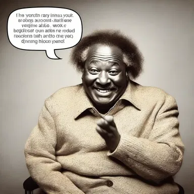 His witty remark was interpreted as a joke, making everyone burst into laughter.