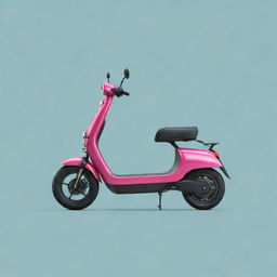 Design a stylish and modern logo centered around an electric scooter. Use striking colours and sleek lines for a contemporary feel.