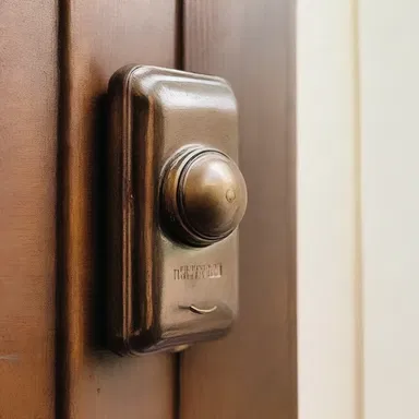 The doorbell of Thomas Jefferson's home in Monticello was a mechanical buzzer that visitors used to announce their arrival.